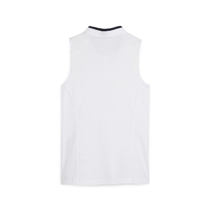 PUMA Women's Range Sl Pique Top - Large - Dark Myrtle