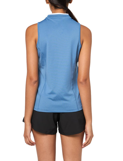 PUMA Women's Range Sl Pique Top - Large - Dark Myrtle