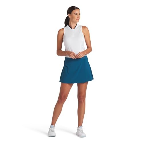 PUMA Women's Range Sl Pique Top - Large - Dark Myrtle