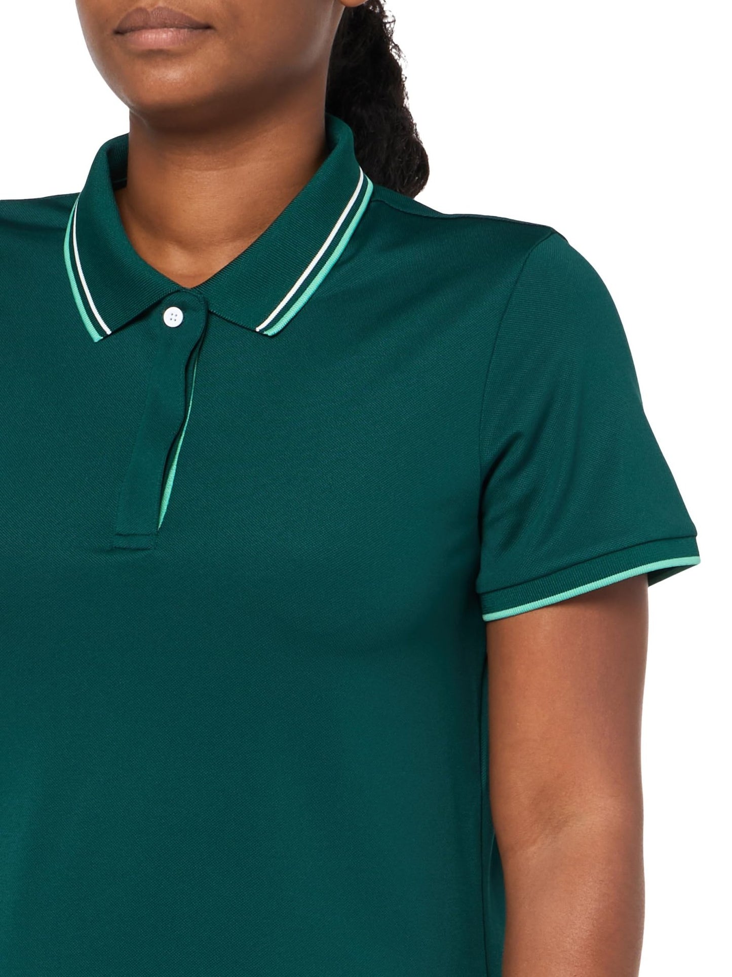 PUMA Women's Range Sl Pique Top - Large - Dark Myrtle