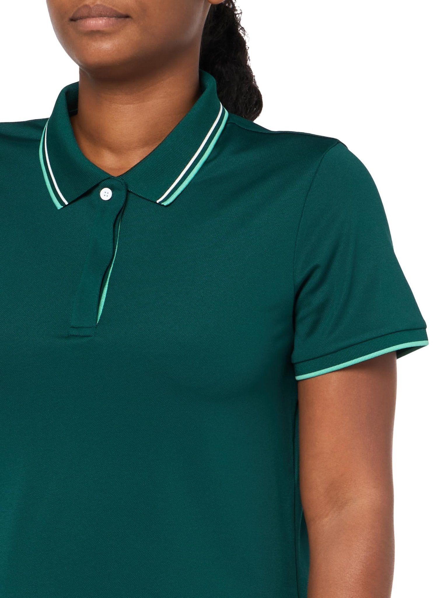 PUMA Women's Range Sl Pique Top - Large - Dark Myrtle