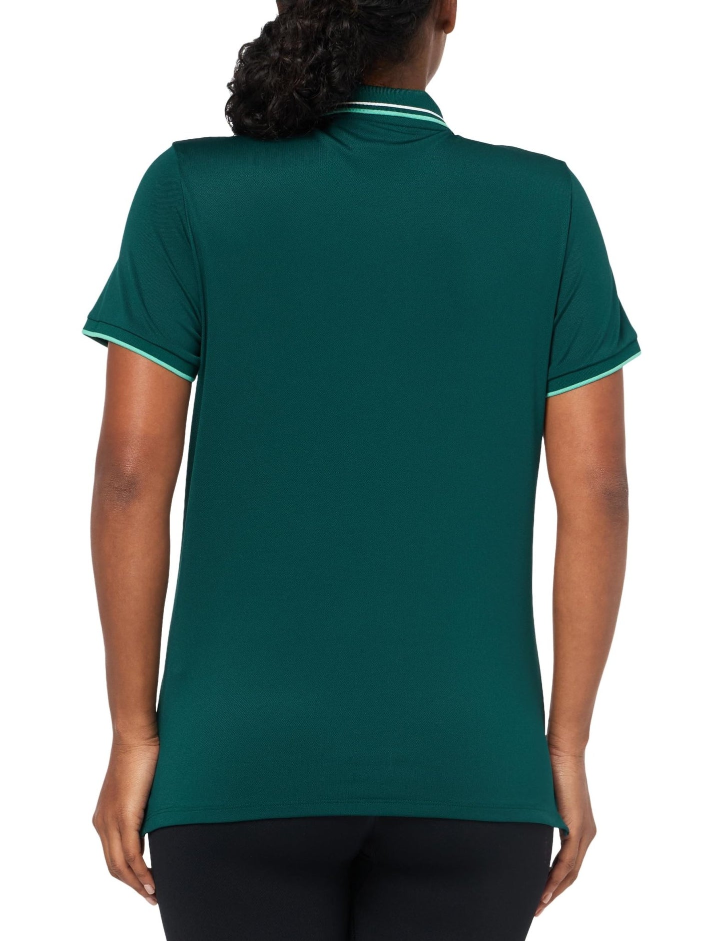 PUMA Women's Range Sl Pique Top - Large - Dark Myrtle