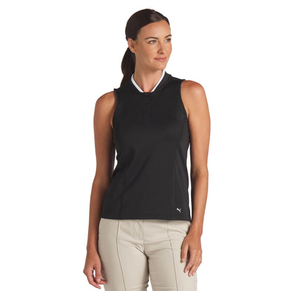 PUMA Women's Range Sl Pique Top - XX - Large - Puma Black