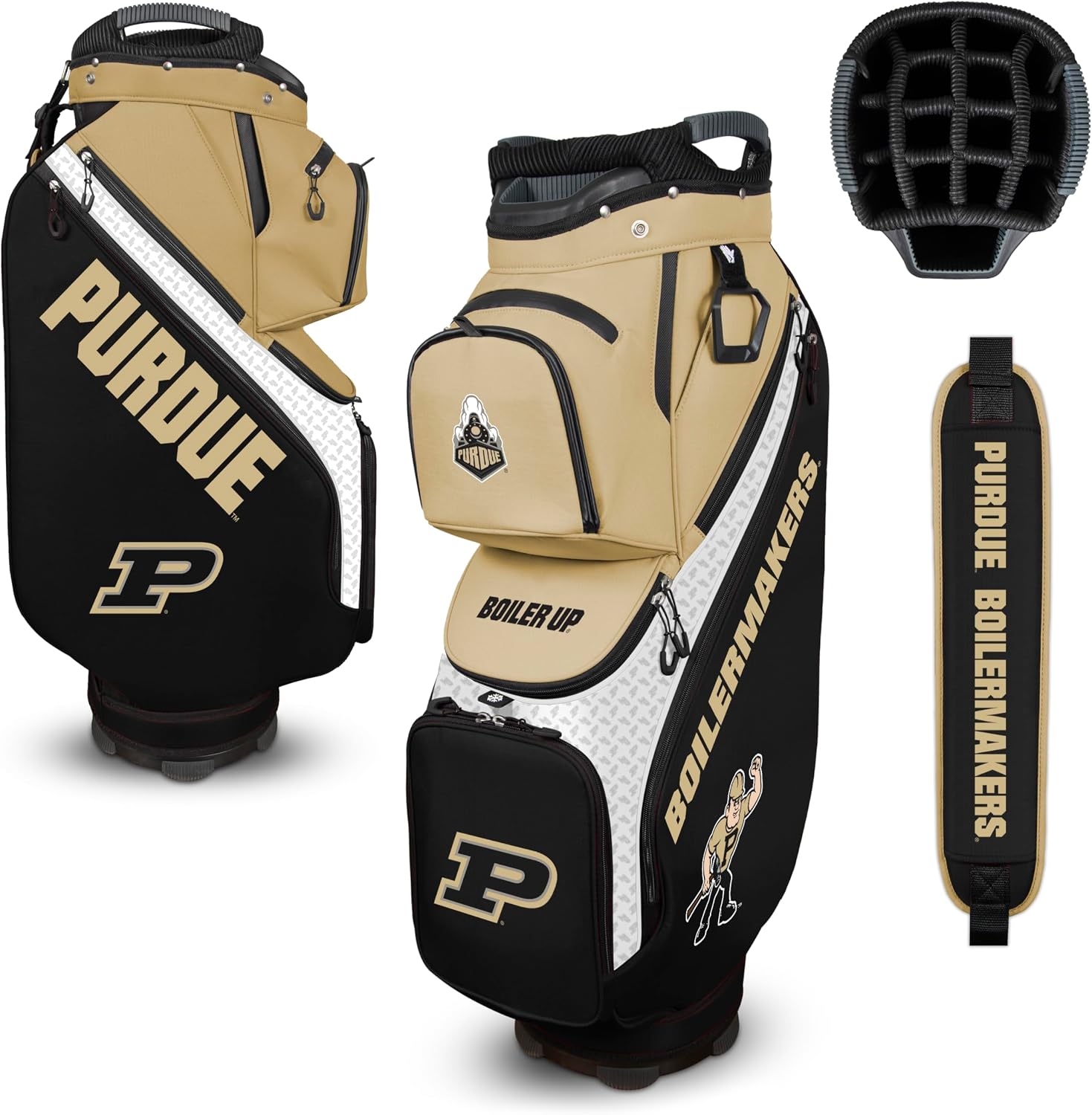 Purdue Clubhouse Cooler Cart Bag NCAA |Team Effort - Team Effort