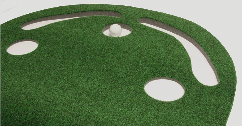 PUTT-A-BOUT Par Three Golf Putting Green (3' X 9') - Green - Par Three