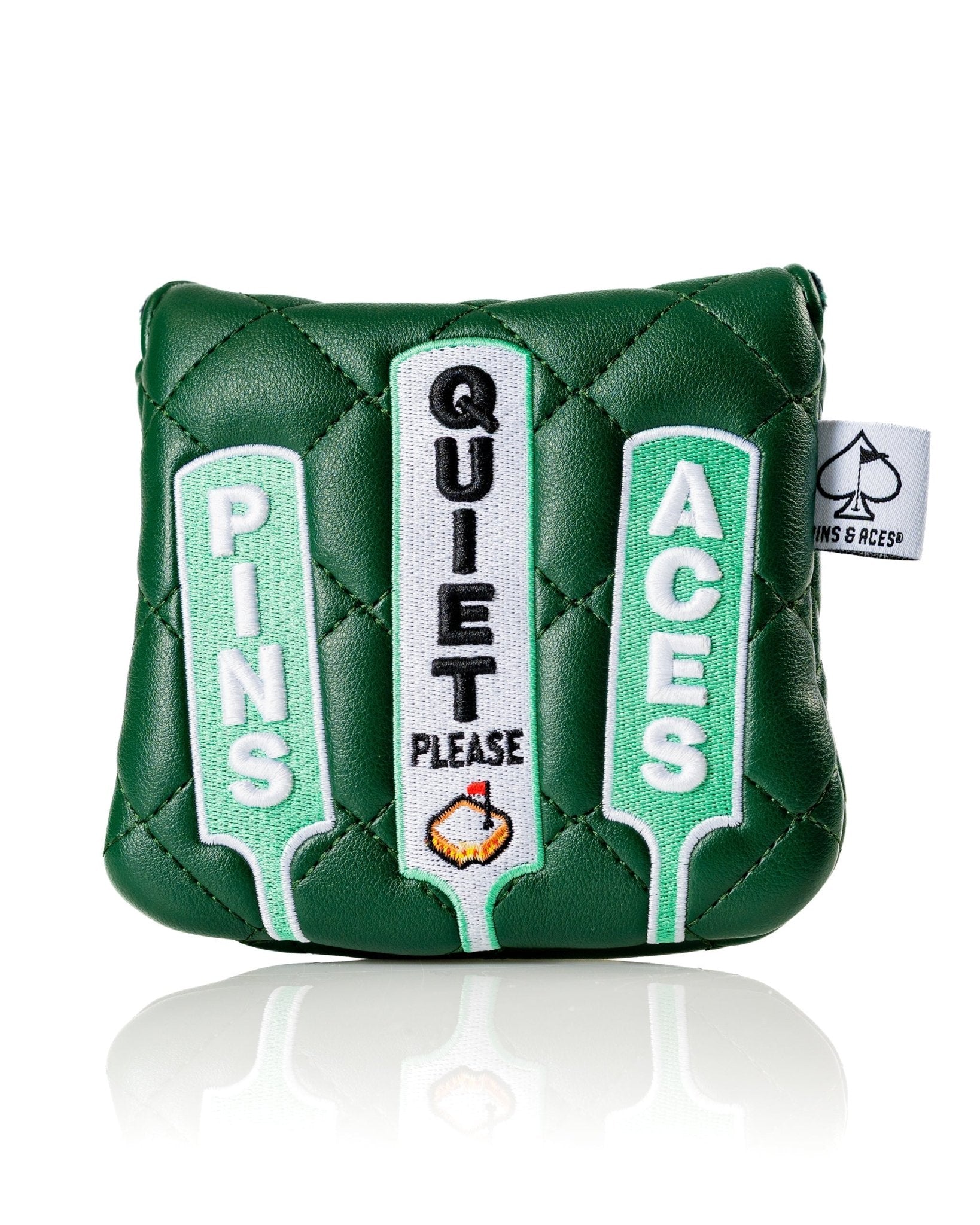 Quiet Please - Mallet Cover - Pins and Aces