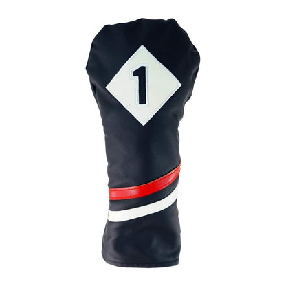 Ram Golf Premium Vintage Style PU Leather Headcovers - 1 - Driver - 
