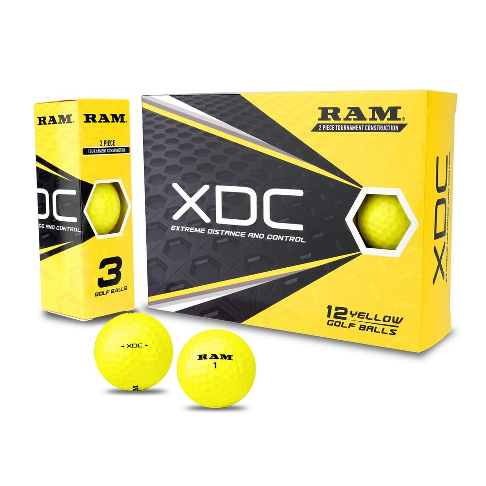 Ram Golf XDC Extreme Distance and Control Golf Balls - Ram Golf