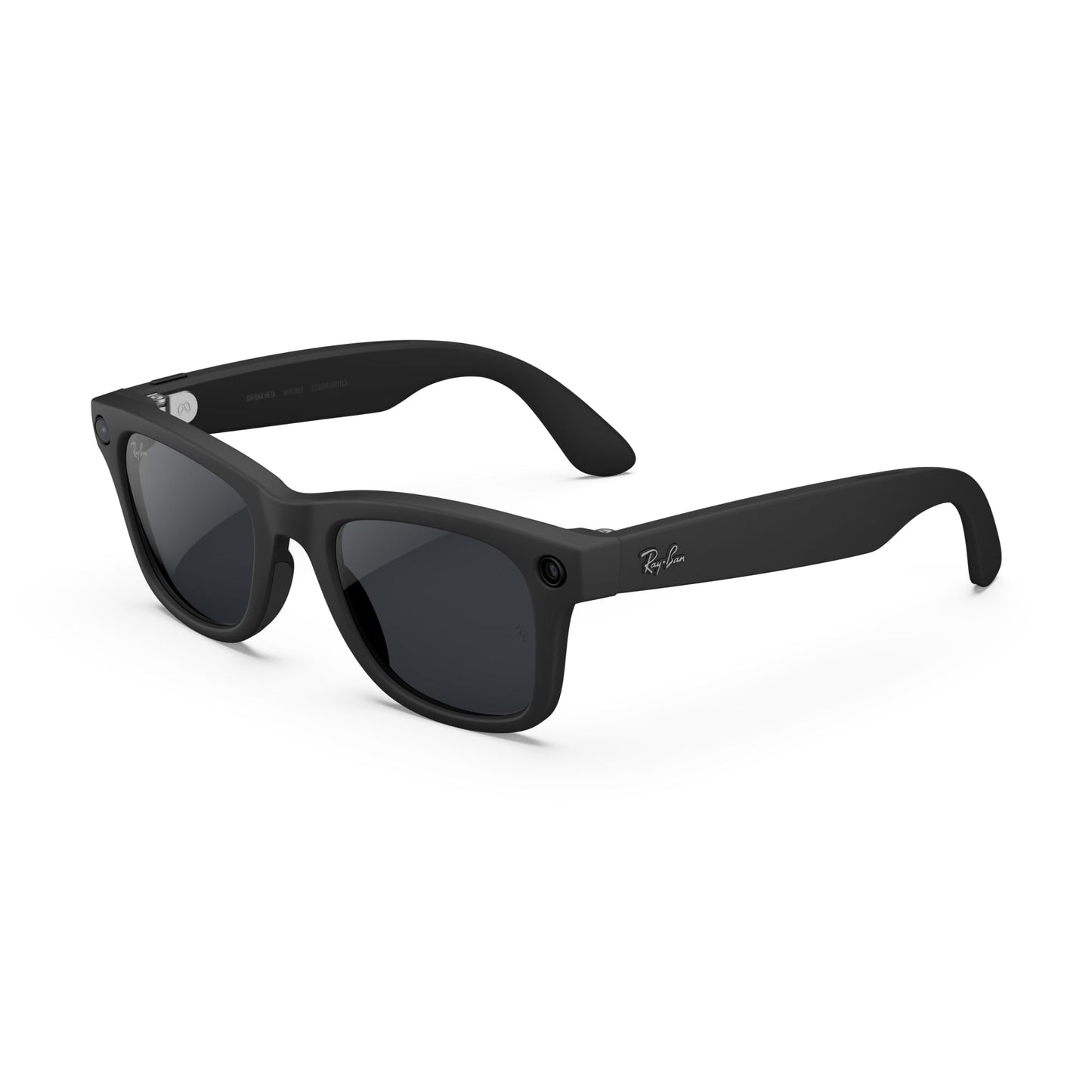 Ray - Ban | Meta Wayfarer Large (Gen 2) - Matte Black, Polarized Gradient Graphite lenses - Ray - Ban