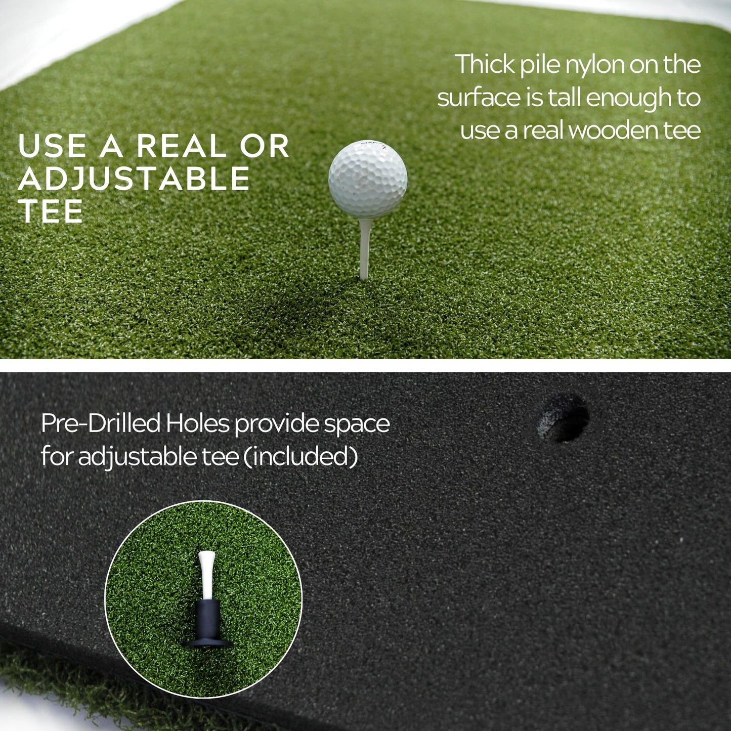 Real Feel Golf Mats The Original Country Club Elite 3'x5' Heavy Duty Commercial Practice Mat - 1 - 