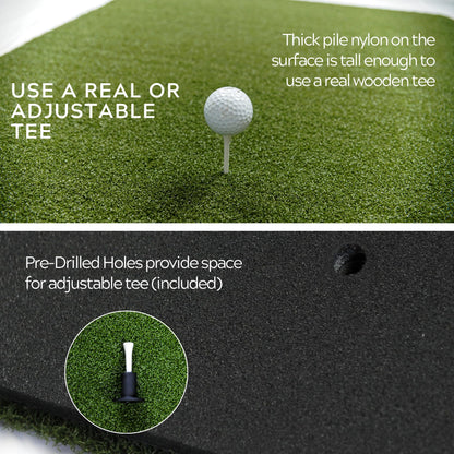 Real Feel Golf Mats The Original Country Club Elite 3'x5' Heavy Duty Commercial Practice Mat - 1 - 