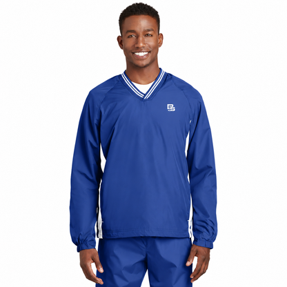 Black Square Golf Men’s V-Neck Wind Shirt