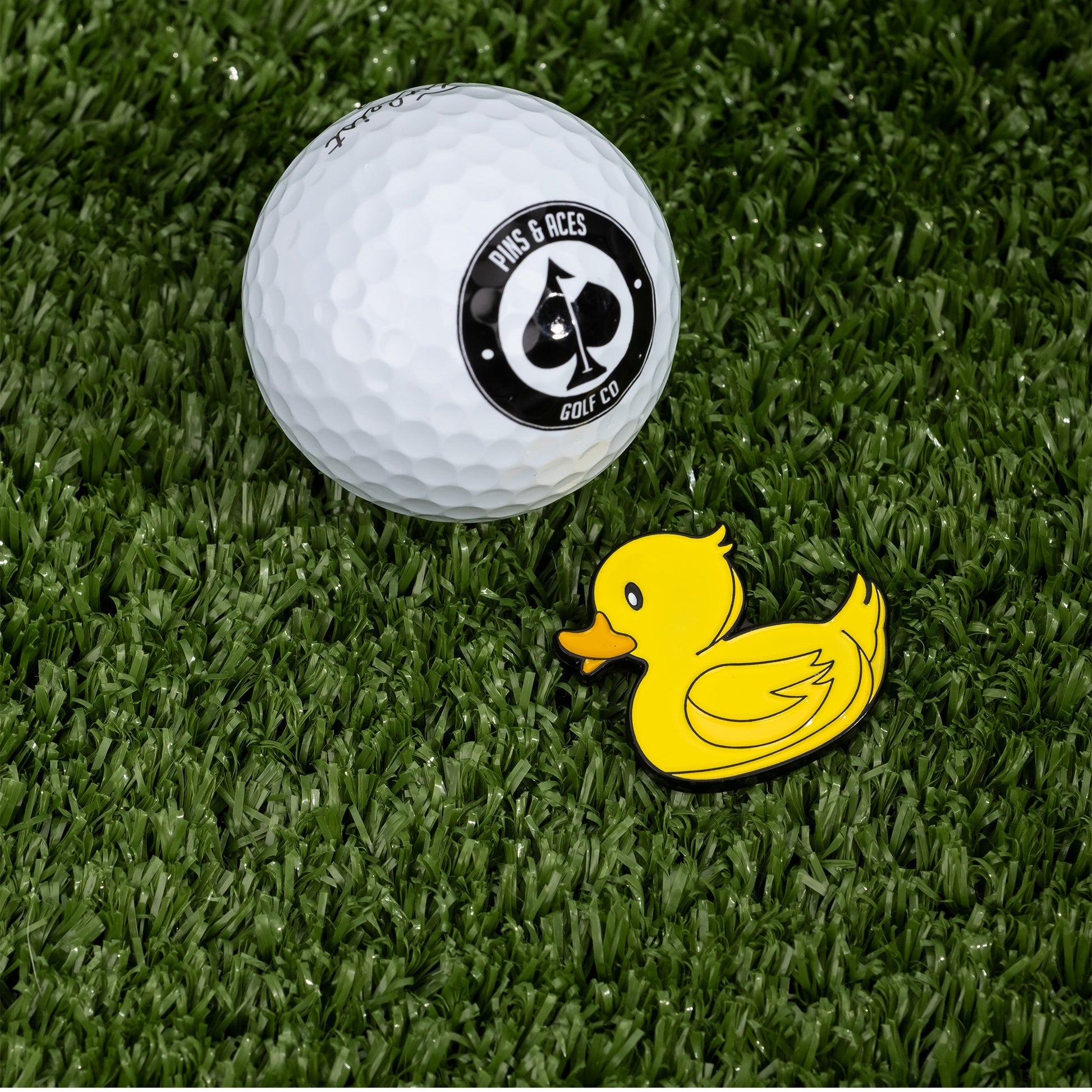 Rubber Ducky Ball Marker - Pins and Aces