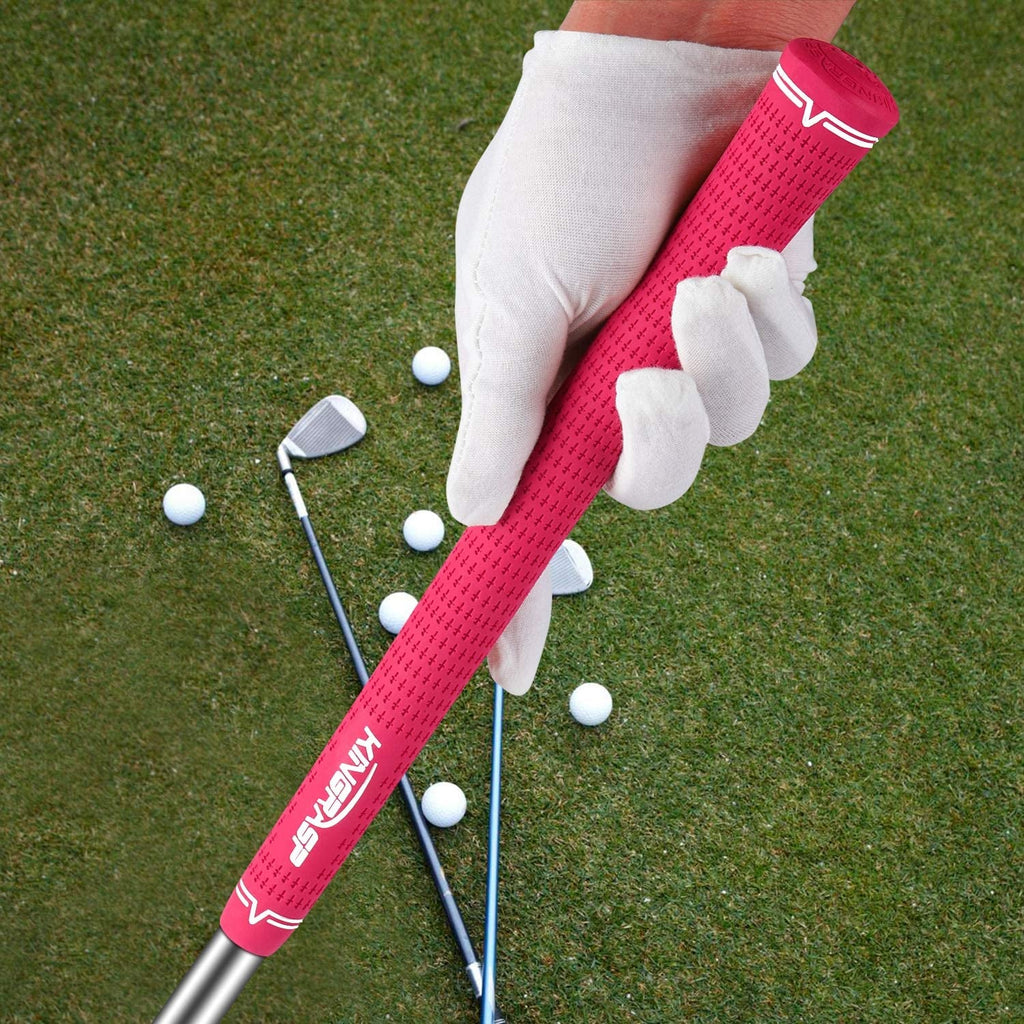 Rubber Golf Club Grips Golf Grips Kit - Black - Midesize