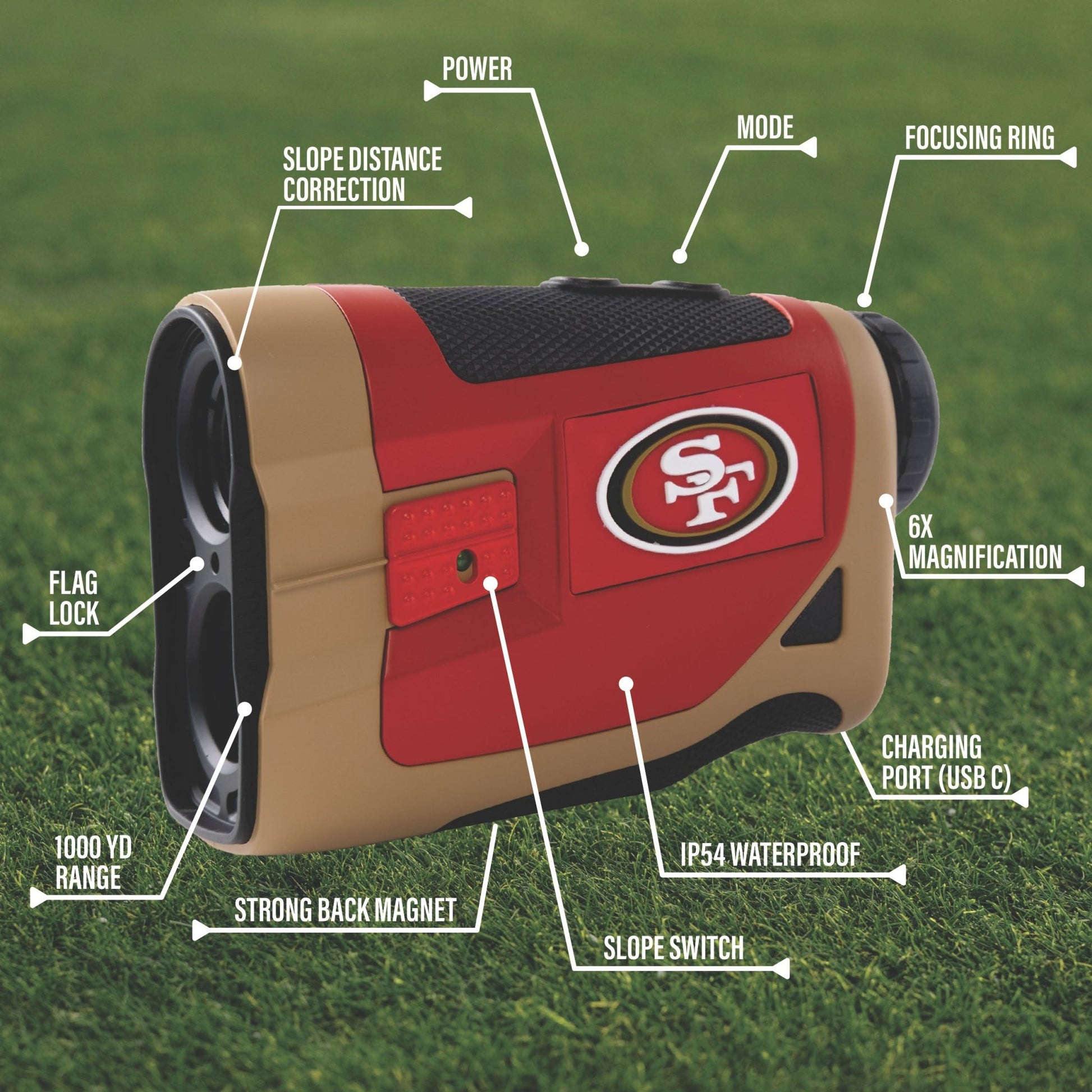 San Francisco 49ers Rangefinder | Team Golf - Team Golf USA
