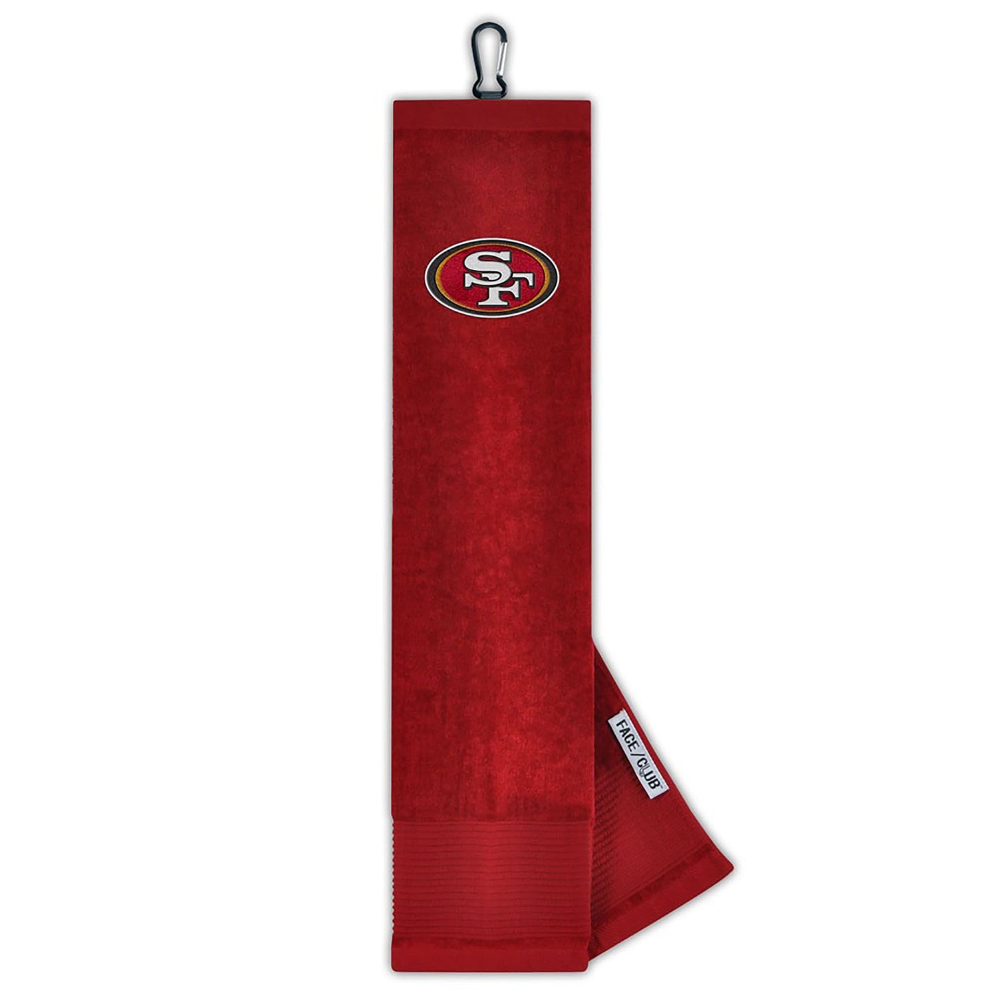 San Francisco 49ers Tri - Fold Embroidered Golf Towel | Team Effort - Team Effort