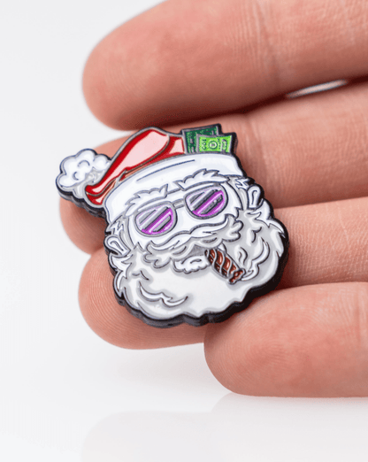 Santa the Degenerate Ball Marker - Pins and Aces