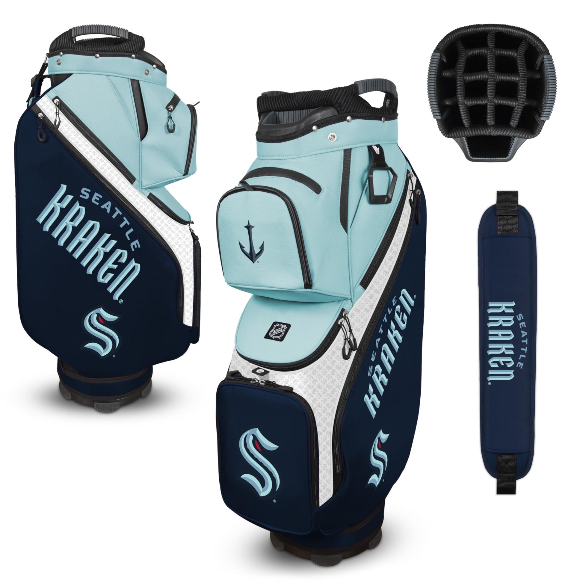 Seattle Kraken Clubhouse Cooler Cart Bag NHL |Team Effort - Team Effort
