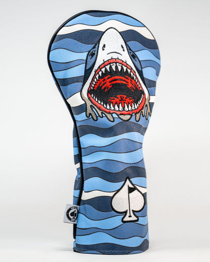 Shark Attack Driver Cover - Pins and Aces