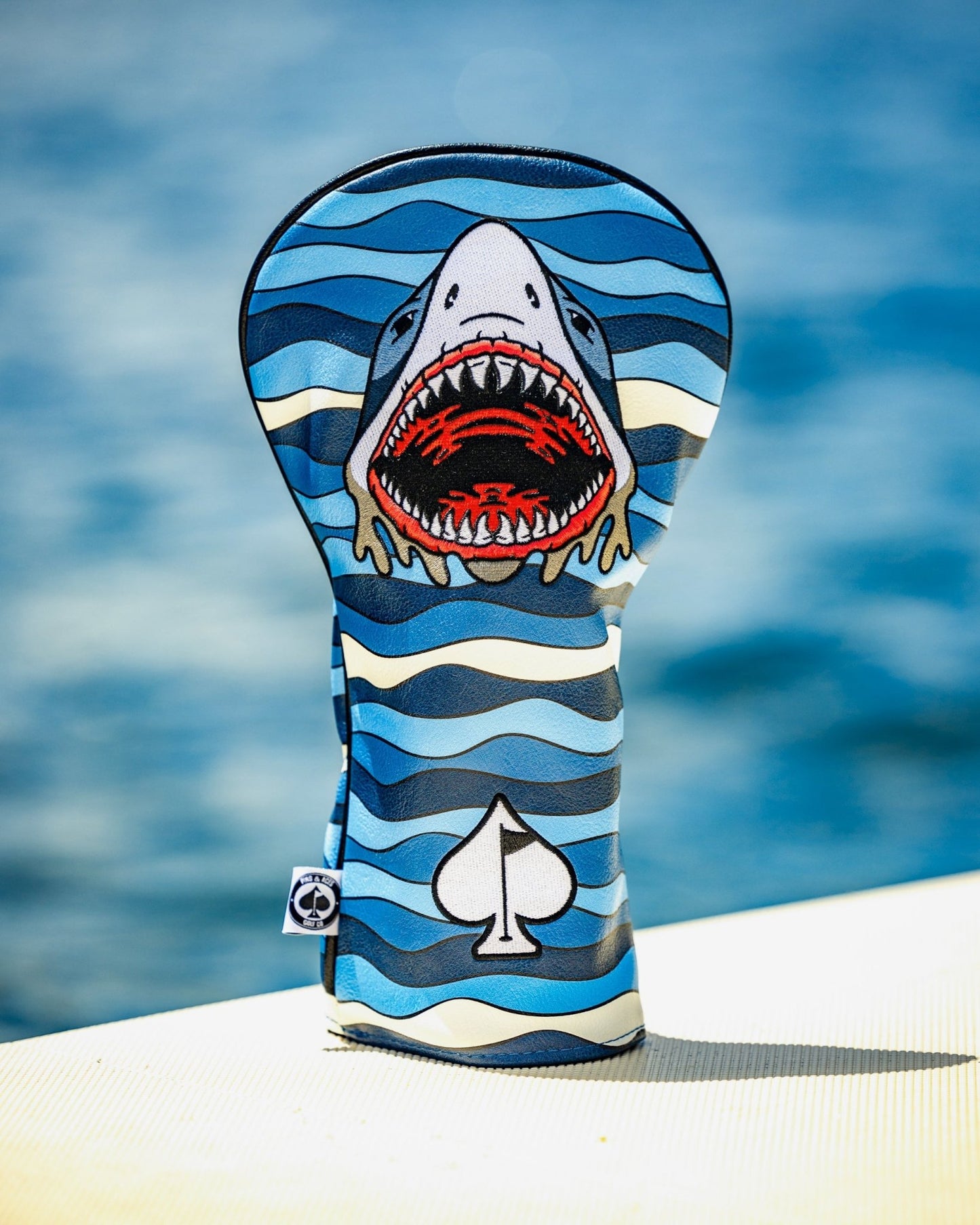 Shark Attack Driver Cover - Pins and Aces