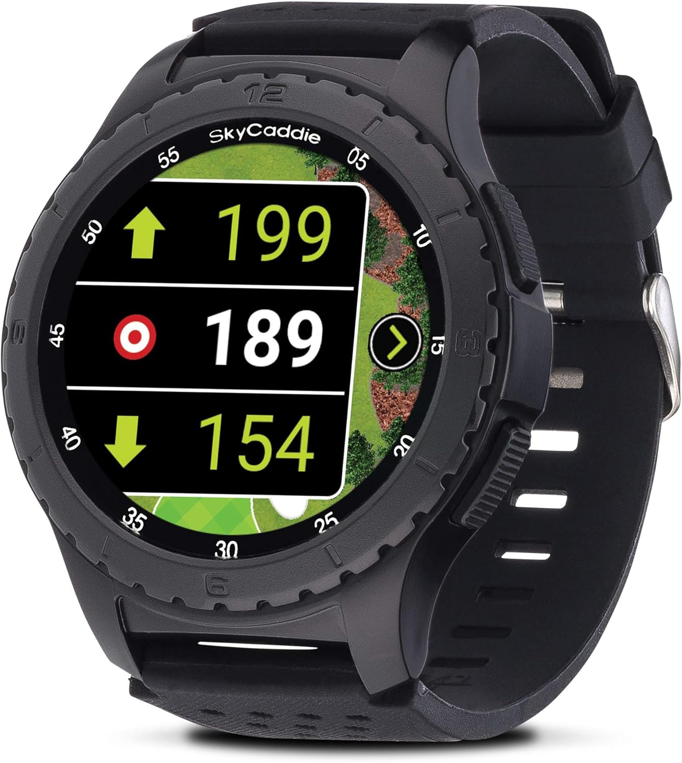 SkyCaddie LX5, GPS Golf Watch with Touchscreen Display and HD Color CourseView Maps - 