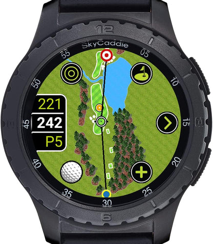 SkyCaddie LX5, GPS Golf Watch with Touchscreen Display and HD Color CourseView Maps - 