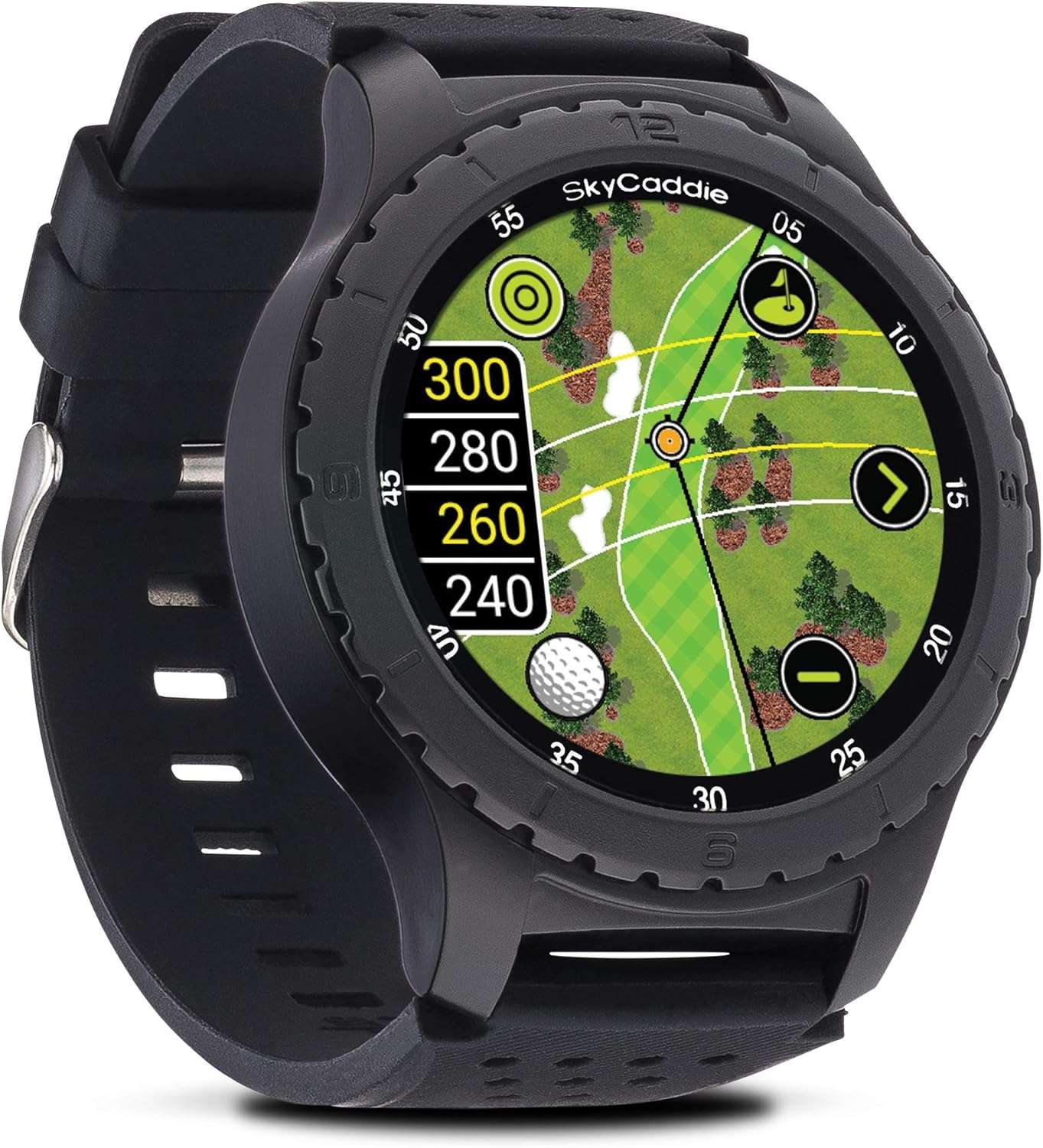 SkyCaddie LX5, GPS Golf Watch with Touchscreen Display and HD Color CourseView Maps - 