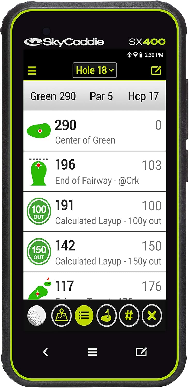 SkyCaddie SX400, Handheld Golf GPS - 