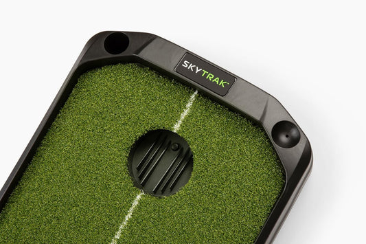 SkyTrak 9' Putting Mat with Ball Return – Indoor Golf Practice Green - SkyTrak