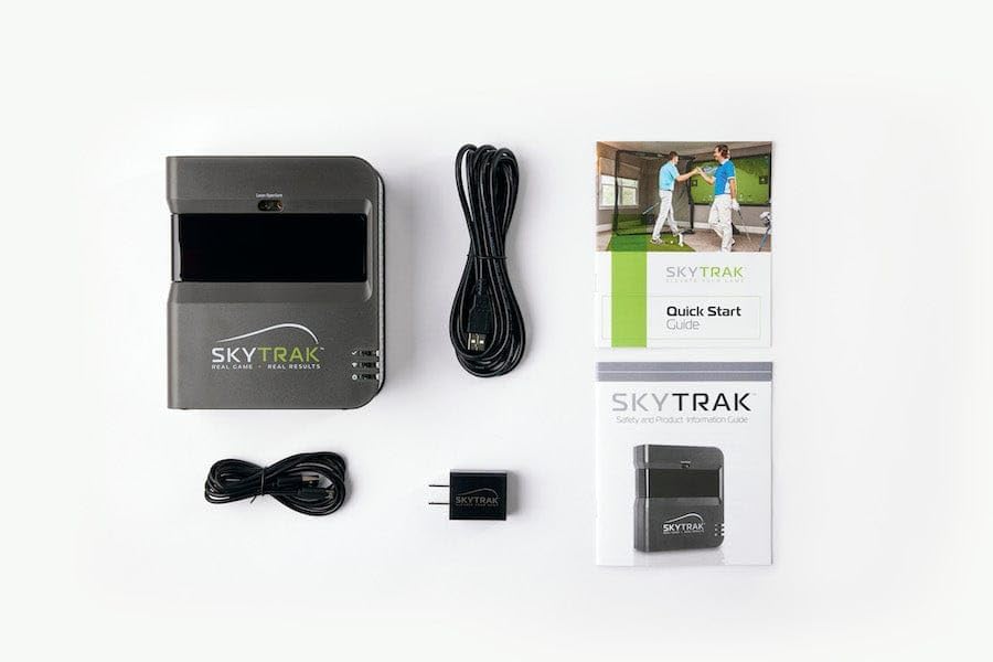 SkyTrak Golf Simulator Studio Pro Package Launch Monitor, Metal Protective Case, Enclosure, Simulator Software, Hitting Mat, Projector and Ball Tray - Studio 10 - 10' W x 8'6" H x 5'4" D - 