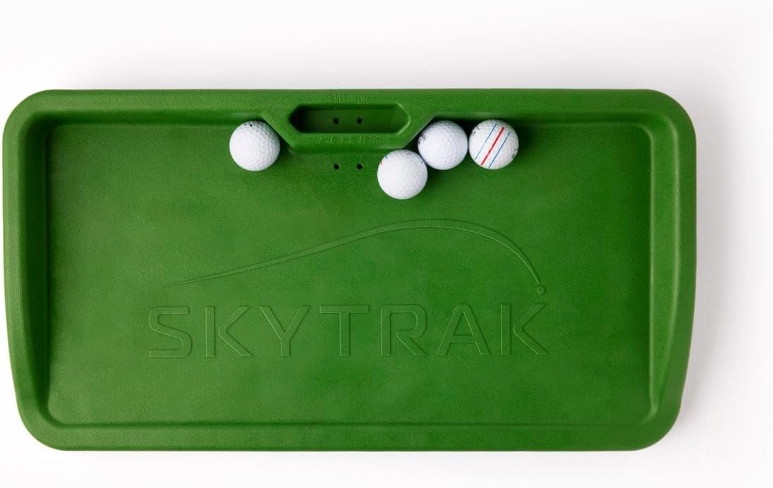 SkyTrak Golf Simulator Studio Pro Package Launch Monitor, Metal Protective Case, Enclosure, Simulator Software, Hitting Mat, Projector and Ball Tray - Studio 10 - 10' W x 8'6" H x 5'4" D - 