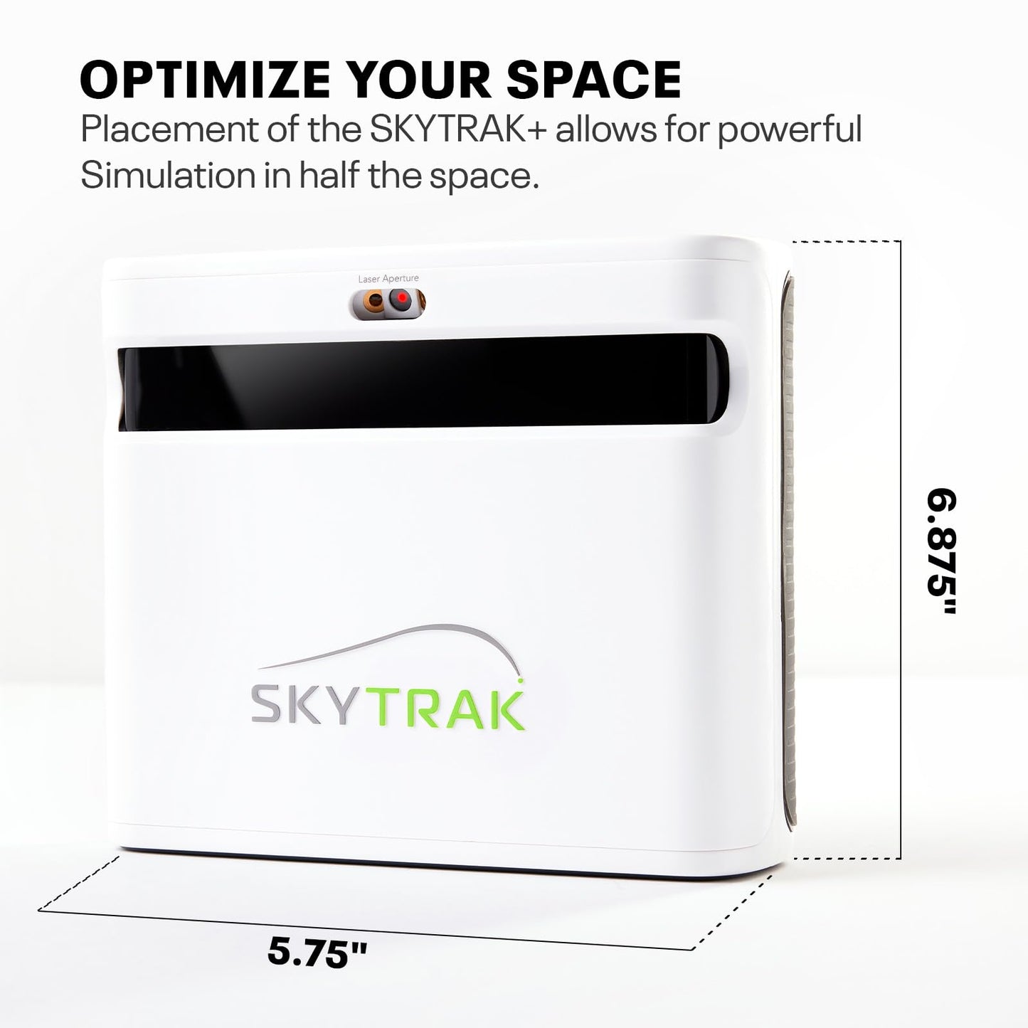 SkyTrak+ Launch Monitor and Golf Simulator - Tour - Level Golf Analysis with Dual Doppler Radar, Enhanced Camera, Real - time Gameplay Simulation, Wi - Fi, USB - C Charging - ST+ Launch Monitor - 
