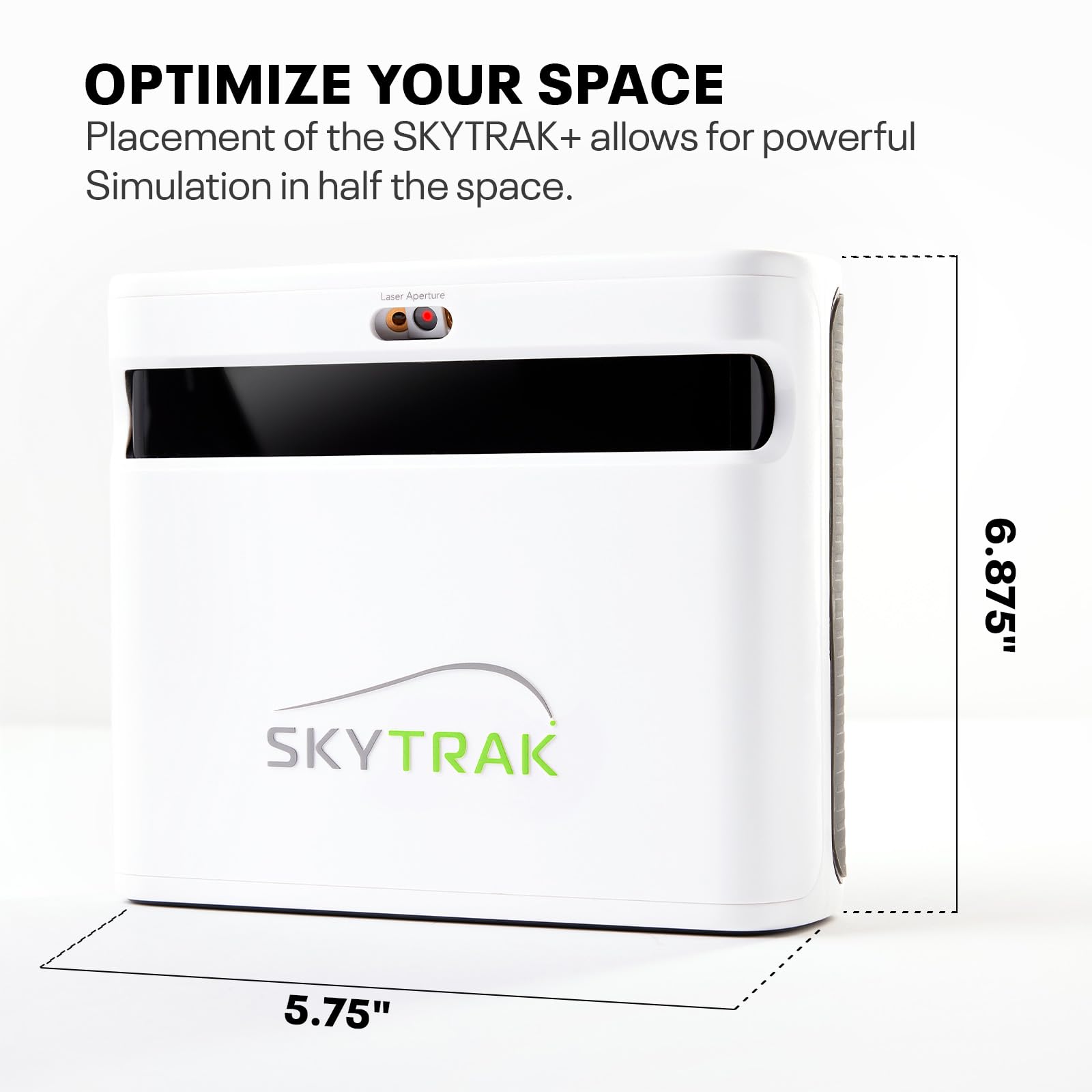 SkyTrak+ Launch Monitor and Golf Simulator - Tour - Level Golf Analysis with Dual Doppler Radar, Enhanced Camera, Real - time Gameplay Simulation, Wi - Fi, USB - C Charging - ST+ Launch Monitor - 