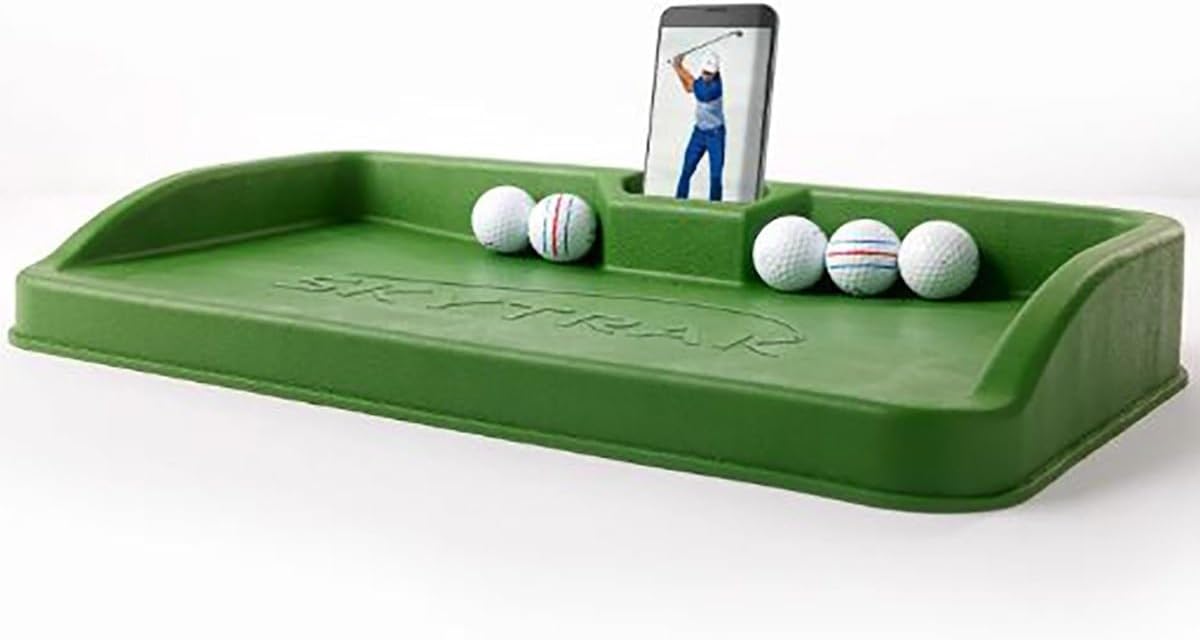 SkyTrak Molded Rubber Tray for Golf Balls - Commercial Quality Golf Ball Tray Designed for Simulators - SkyTrak