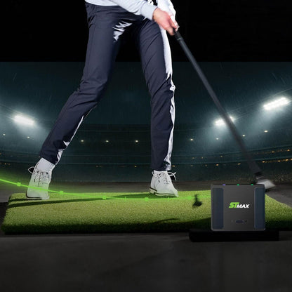 SKYTRAK ST MAX Launch Monitor – GOLFTEC Speed Training, Dual Doppler Radar & Photometric Cameras, Precision Ball & Club Data, Golf Simulator - SkyTrak