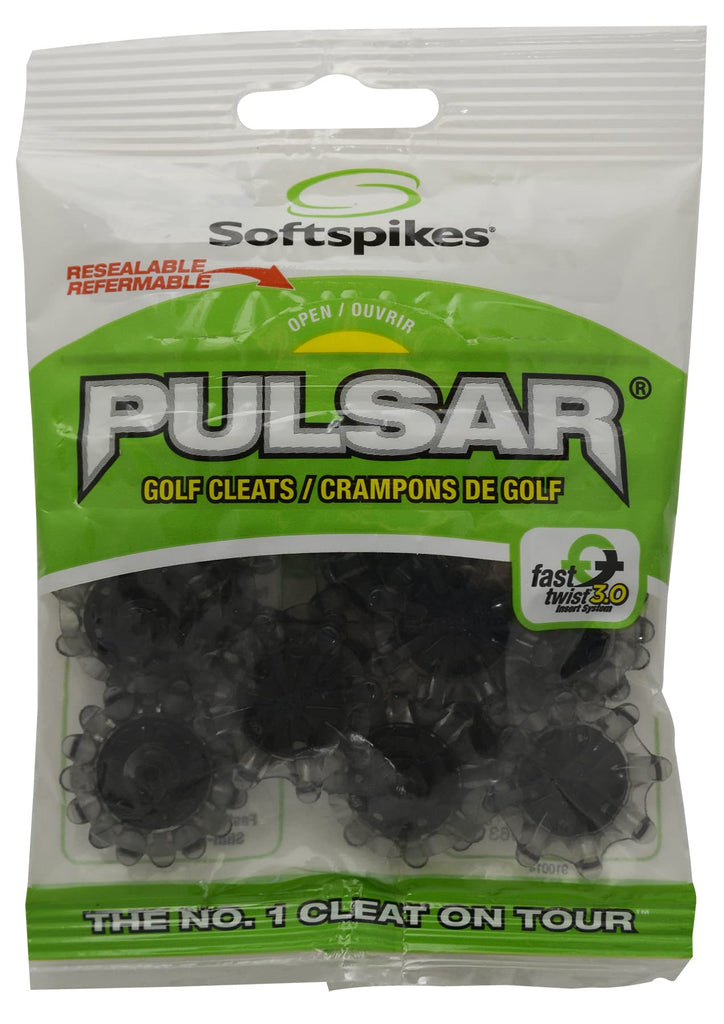 Softspikes Pulsar Fast Twist 3.0 Golf Cleat - 18 Count - Translucent Grey - 