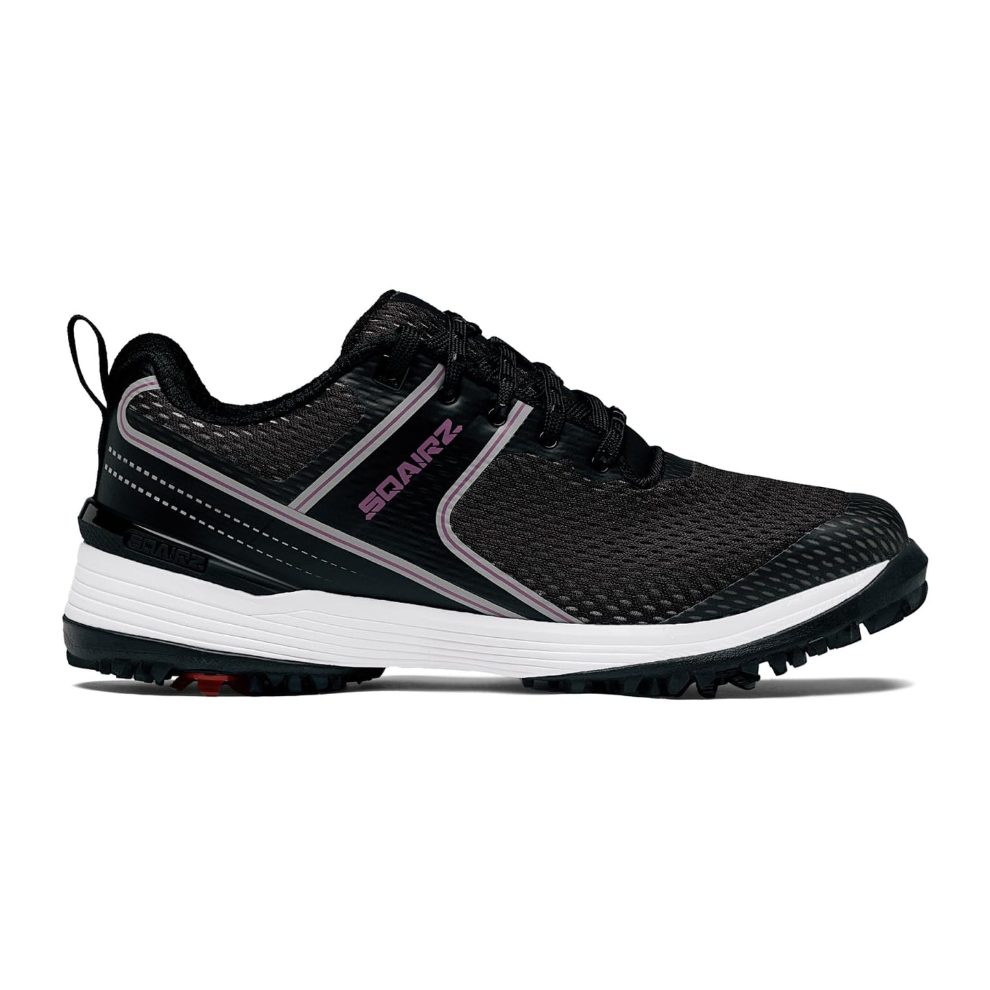 SQAIRZ Freedom Mesh Women's Athletic Golf Shoes - 6.5 - Black/Fuchsia