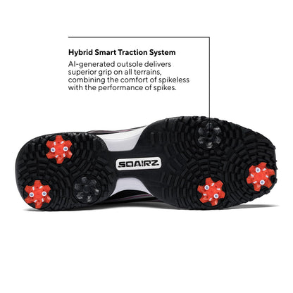 SQAIRZ Freedom Mesh Women's Athletic Golf Shoes - 9.5 - Black/Fuchsia