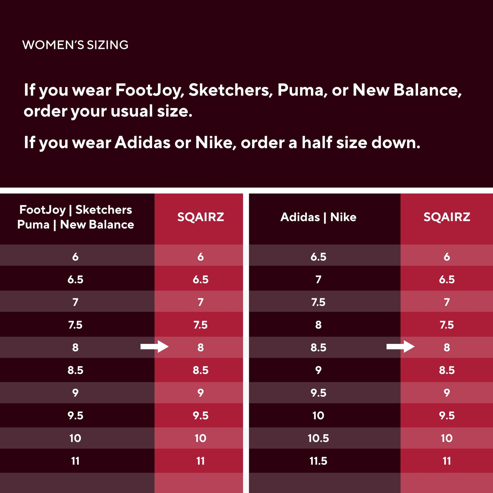 SQAIRZ Freedom Mesh Women's Athletic Golf Shoes - 9.5 - Black/Fuchsia