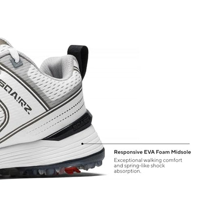 SQAIRZ Freedom Mesh Women's Athletic Golf Shoes - 9.5 - Black/Fuchsia