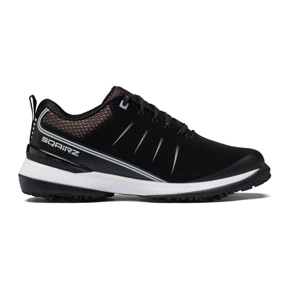 SQAIRZ Speed2 Men's Athletic Golf Shoes - Black/Grey - 9.5