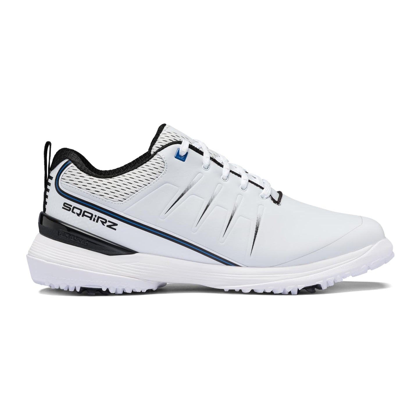 SQAIRZ Speed2 Men's Athletic Golf Shoes - White/Black - 14