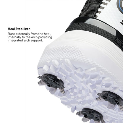 SQAIRZ Speed2 Men's Athletic Golf Shoes - White/Navy - 12