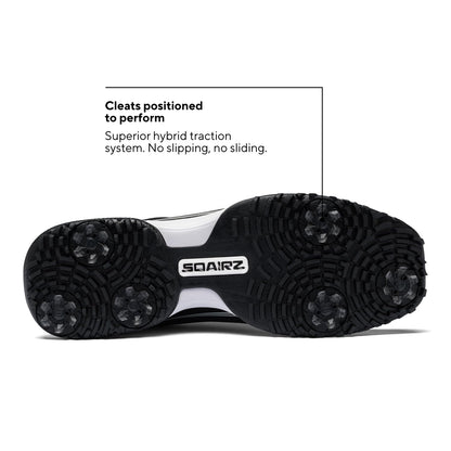 SQAIRZ Speed2 Men's Athletic Golf Shoes - White/Navy - 12