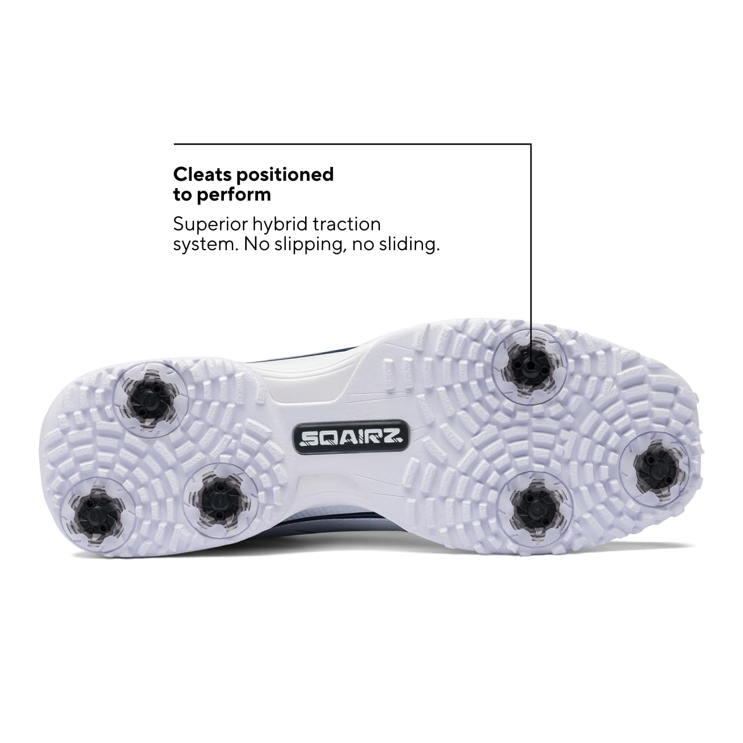 SQAIRZ Speed2 Men's Athletic Golf Shoes Black Square Golf