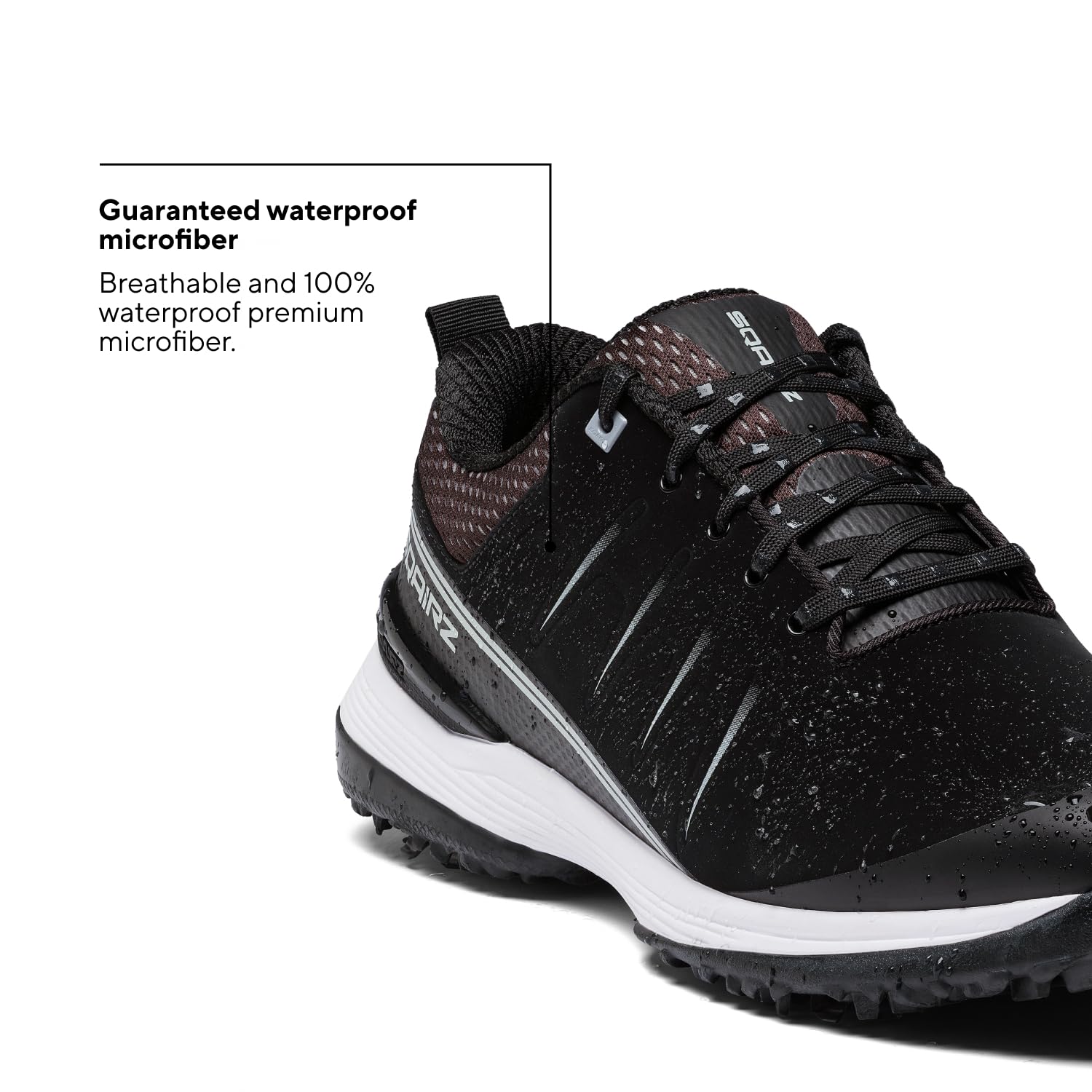 SQAIRZ Speed2 Men's Athletic Golf Shoes - White/Navy - 12