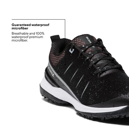 SQAIRZ Speed2 Men's Athletic Golf Shoes - White/Navy - 12