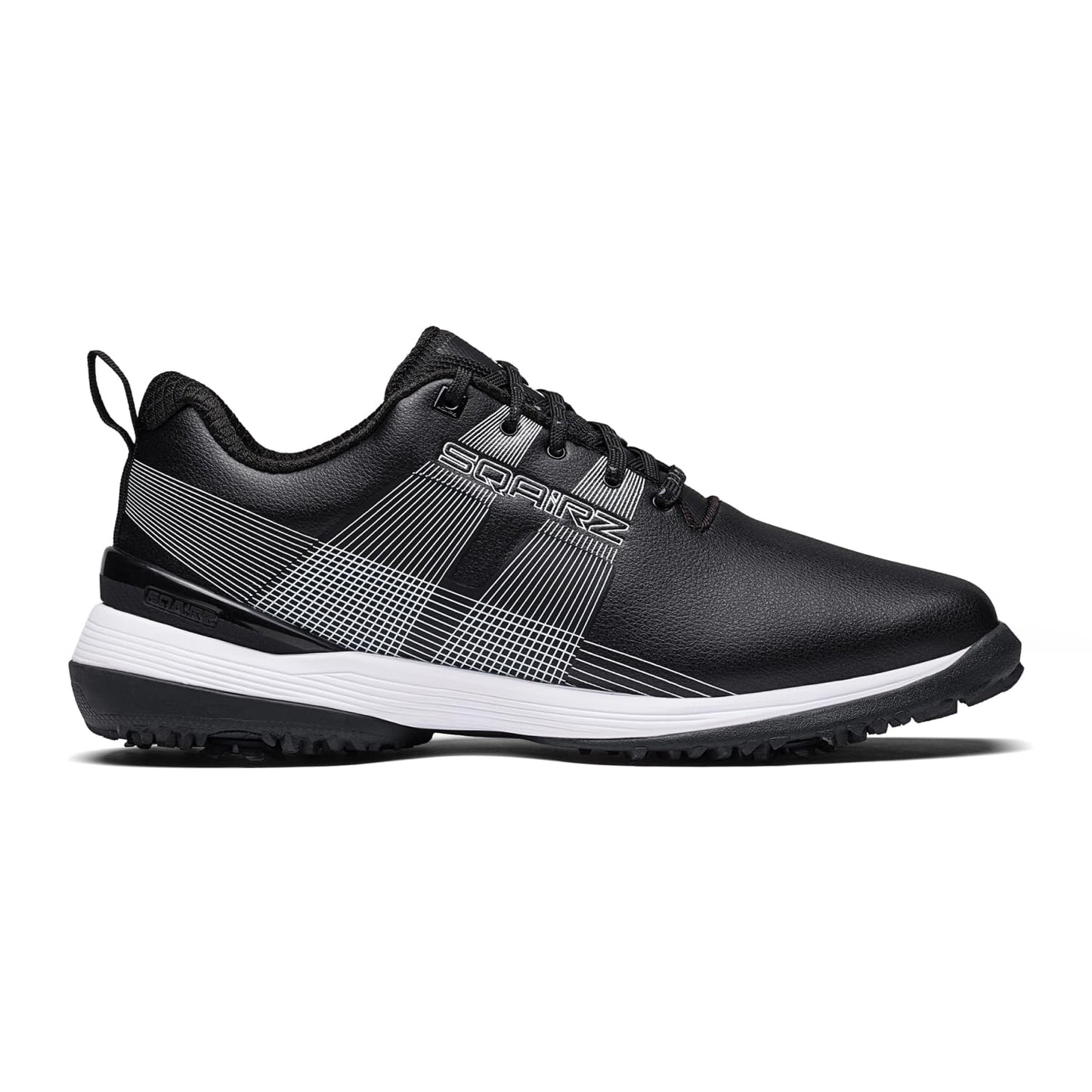 SQAIRZ Velo Men's Athletic Golf Shoes - 10 - Black/White