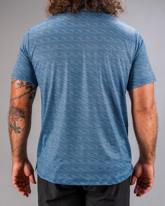 Squiggle Blue - Pins and Aces