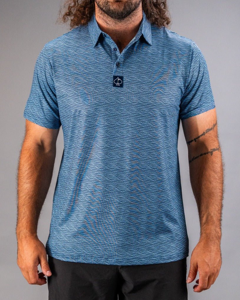 Squiggle Blue - Pins and Aces